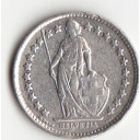 1963 - 1/2 Franc Argento Svizzera Standing Helvetia SPL++